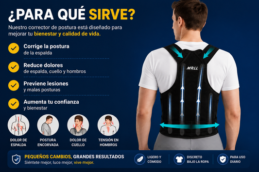 🔥✅ Corrector de Postura Dorsal y Lumbar ✅🔥