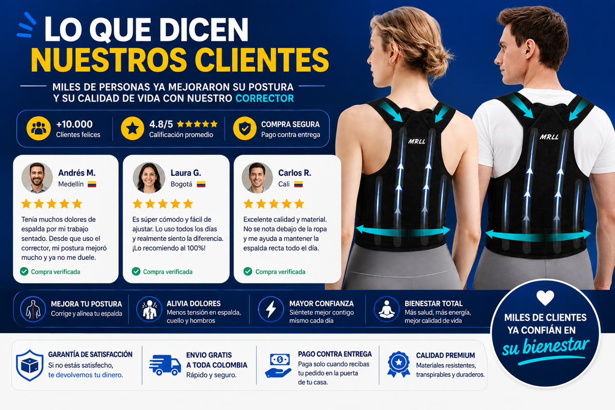 🔥✅ Corrector de Postura Dorsal y Lumbar ✅🔥